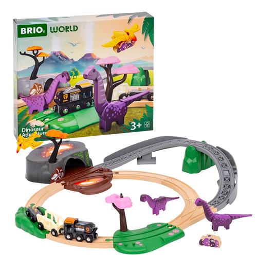 BRIO Dinosaur-eventyr-sæt Multicolor  Multicolor One Size  Grå  One Size 3+ Years unisex
