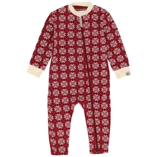 Gullkorn Design Kos Baby Pyjamas Deep Red 56 cm  Rød  56 cm  unisex