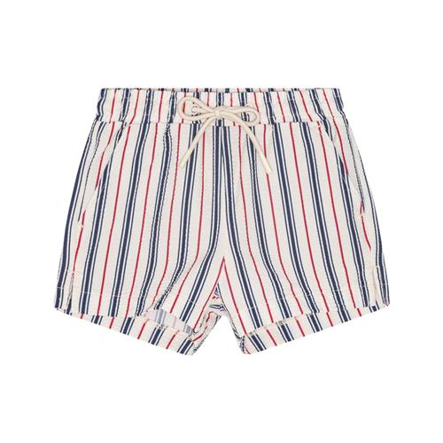 Flöss Miles Badeshorts Navy/ruby Red Stripe 92 cm  Blå  92 cm  mand