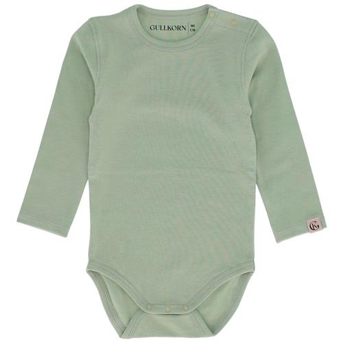 Gullkorn Design Villvette Baby Body Green Fog 68 cm  Grøn  68 cm  unisex