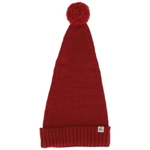 Gullkorn Design Christmas Wool Beanie Deep Red 74/86 cm  Rød  74/86 cm  unisex
