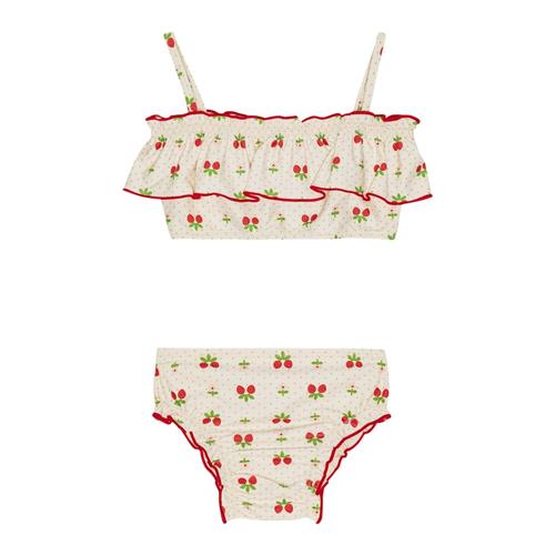 Flöss Sofia Bikini Soft White Berry 128 cm  Hvid  128 cm  kvinde