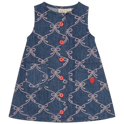 Flöss Ellinor Kjole Soft Pink 116 cm  Blå  116 cm  kvinde