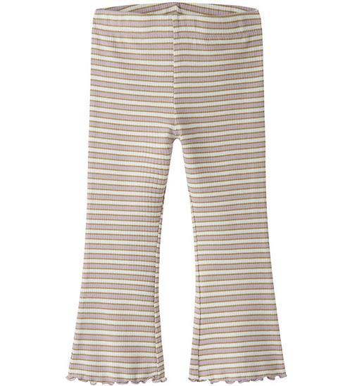 Name It Bukser - Rib - NmfTaias - Dawn Pink/Cloud Dancer