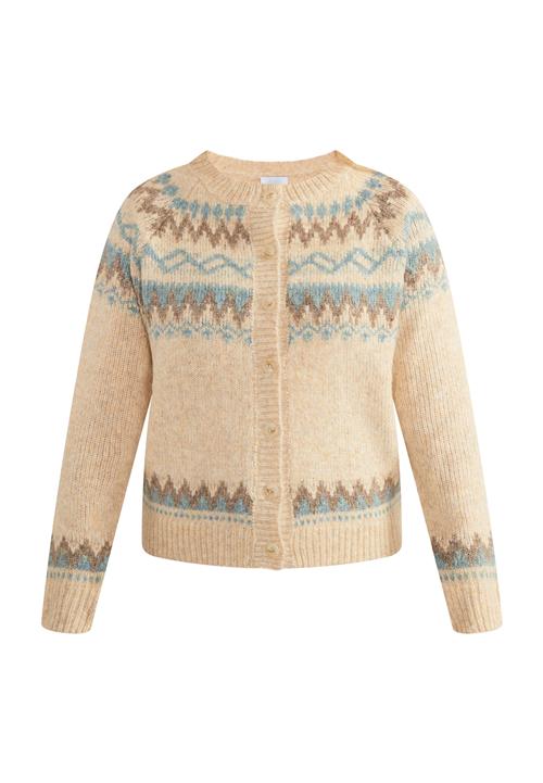 usha BLUE LABEL Cardigan  beige / creme / røgblå
