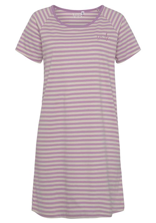 VIVANCE Natskjorte  lyselilla / hvid