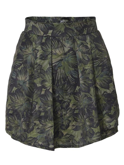 KOROSHI Nederdel  blå / khaki / mørkegrøn