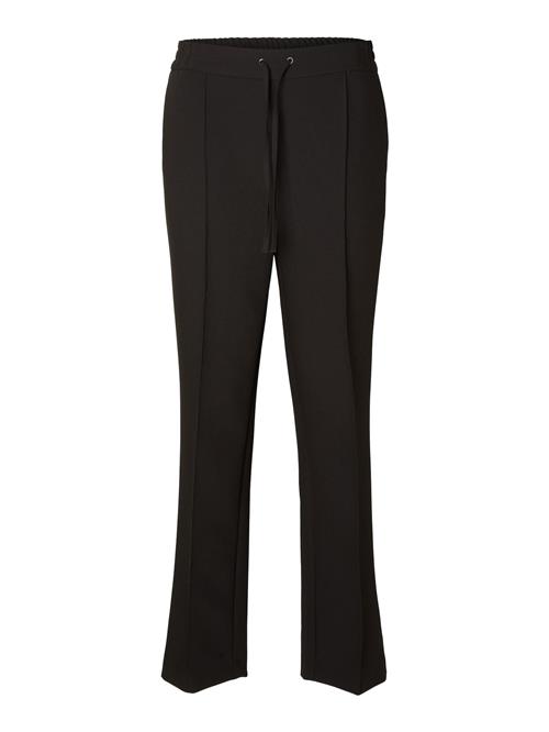 SELECTED Bukser med fals 'Vinnie'  sort