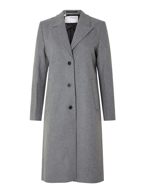 SELECTED Overgangsfrakke 'Alma'  grå-meleret