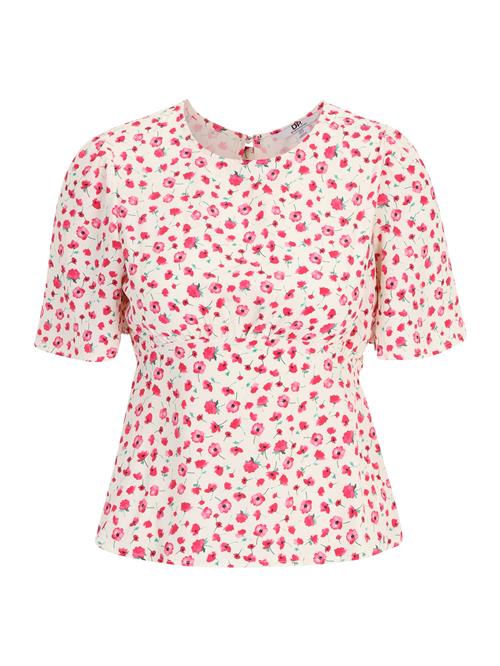 Dorothy Perkins Petite Bluse 'Ditsy'  blandingsfarvet / hvid