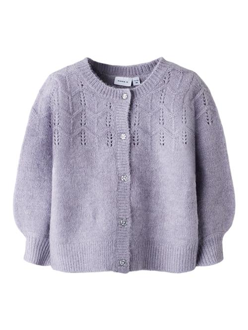 NAME IT Strik Cardigan Batrilla Lavender Gray