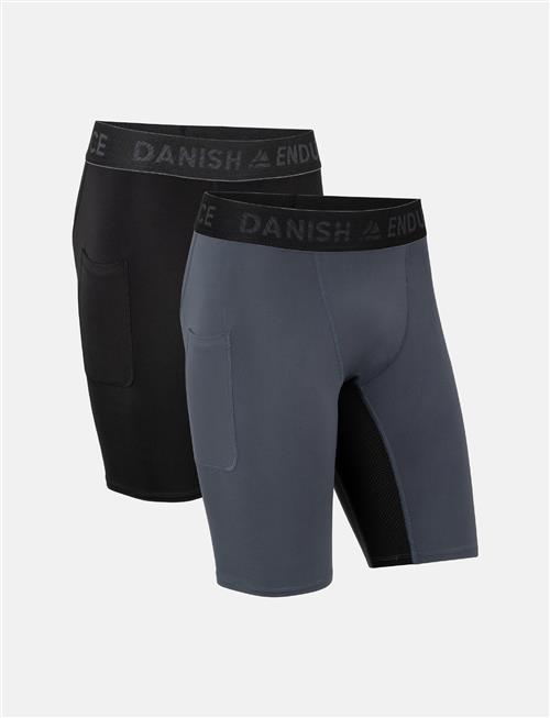 Danish Endurance | Power Compression Shorts (Men) 2-Pack | XL