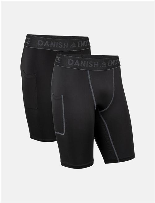 Danish Endurance | Men's Compression Shorts 2-Pack | L