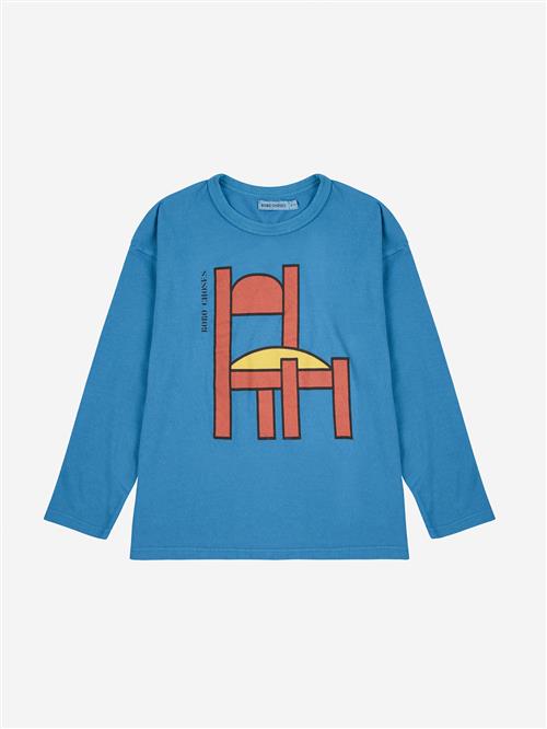Bobo Choses Chair Langærmet T-shirt Blue  Blue 12-13 Years  Blå  12-13 år  mand