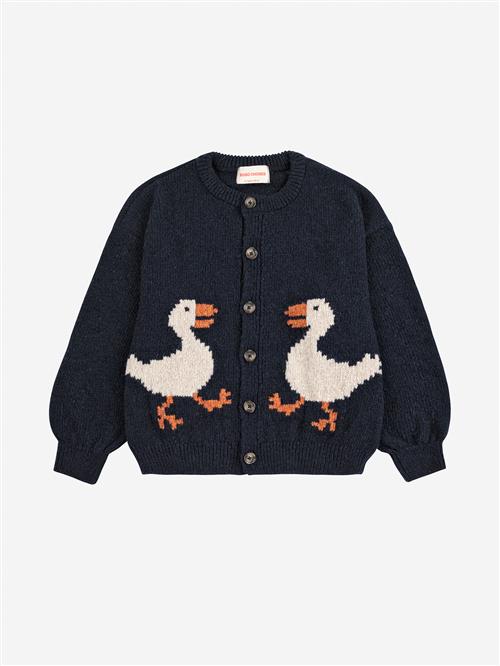Bobo Choses La Oca Cardigan Navy Blue  Navy Blue 12-13 Years  Blå  12-13 år  mand