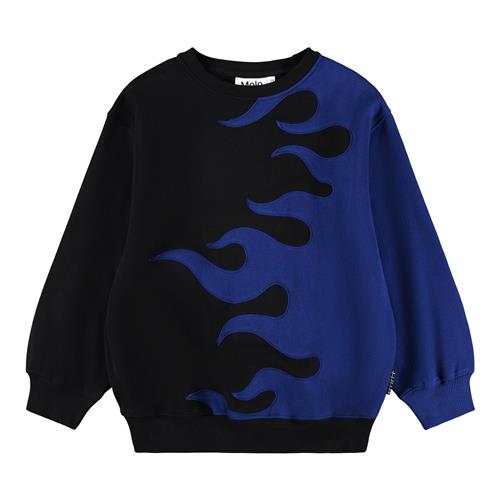 Molo Monti Sweatshirt Flaming Blue  Flaming Blue 104 cm  Blå  104 cm  mand