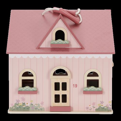 Little Dutch Dukkehus I Træ Pink  Pink-OS Wood Lyserød  One Size 3 Y+ kvinde
