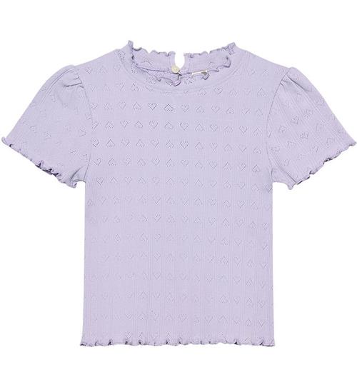 En Fant T-shirt - Pointelle - Purple Heather