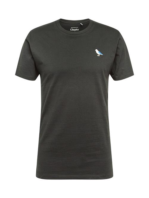Cleptomanicx Bluser & t-shirts 'Embro Gull'  blå / sort / hvid