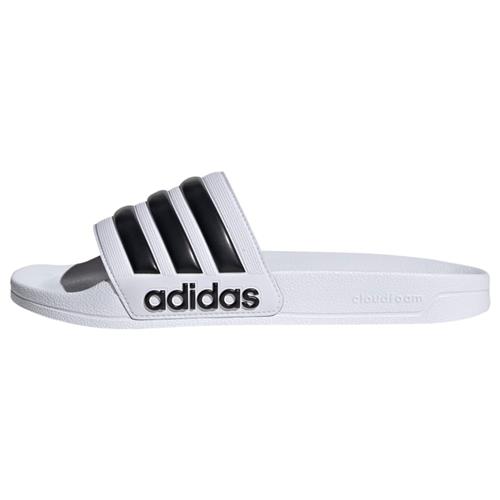 ADIDAS SPORTSWEAR Pantoletter 'Adilette'  sort / hvid