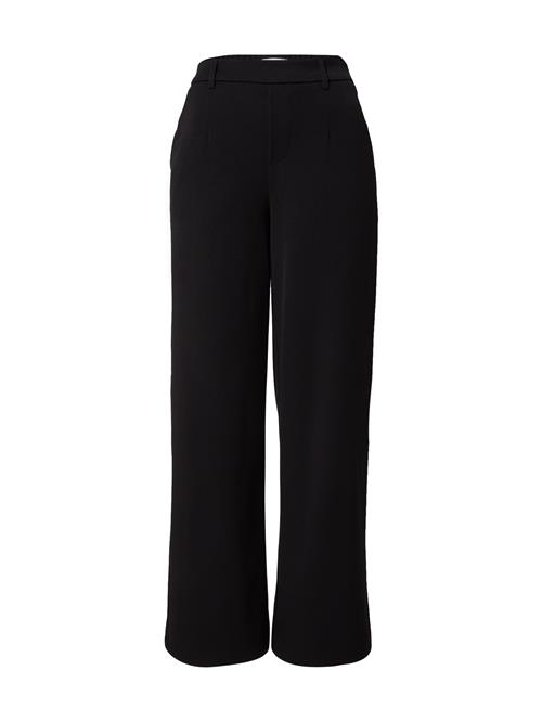 OBJECT Bukser med lægfolder 'OBJLisa'  sort