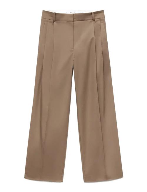 Mango | Straight Cotton Trousers With Pleats | 42