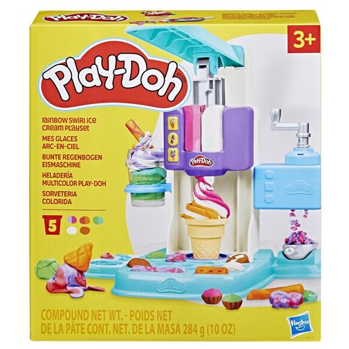 Play-Doh Play-Doh Rainbow Swirl Ice Cream Legesæt  Multicolor-OS  Rød  One Size 3 Y+ unisex
