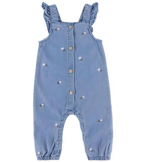 Name It Smækbukser - Denim - NbfSage - Denim Blue/Flower