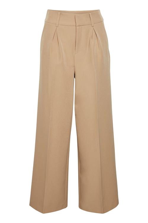 ICHI Bukser med fals 'Lexi'  brun