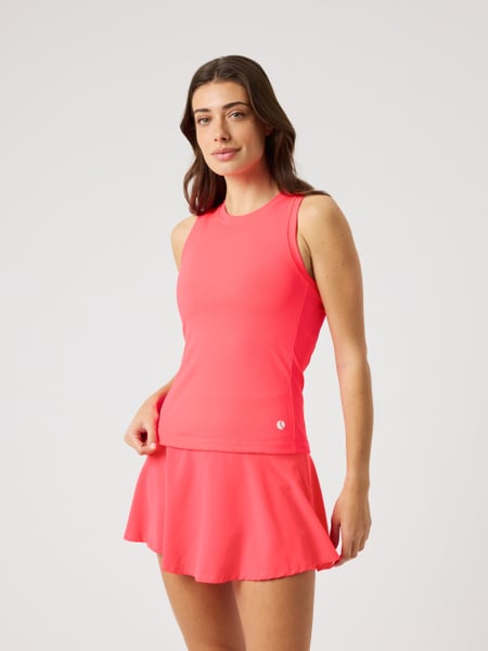 Björn Borg Ace Pocket Ribbed Tank Top Pink, XXL