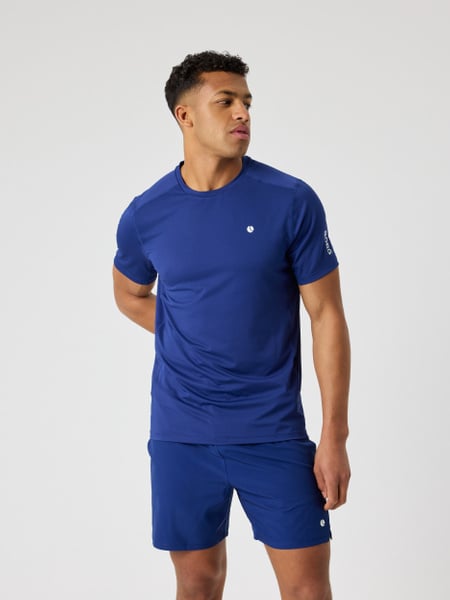 Björn Borg Ace Mesh Panel T-shirt Blå, XL