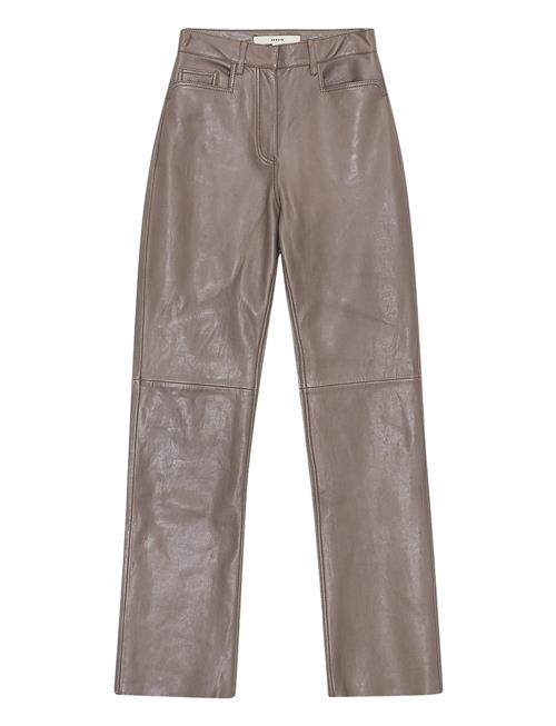 REMAIN Birger Christensen | High Waist Leather Pants | 40