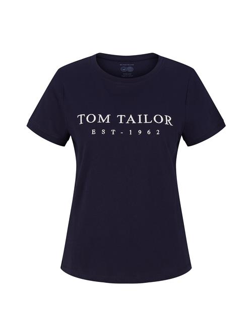 TOM TAILOR Shirts  navy / hvid