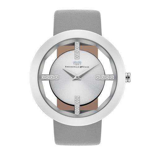 Rhodenwald & Söhne Analogt ur 'Lucrezia'  grå / sølvgrå