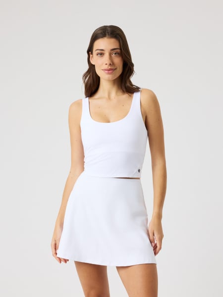 Björn Borg Ace 2 In 1 Cropped Tank Hvid, XL