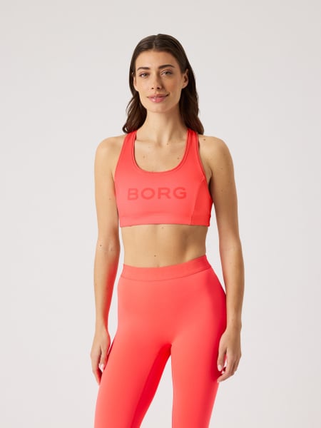 Björn Borg Borg Mid Support Sports Bra Pink, XL
