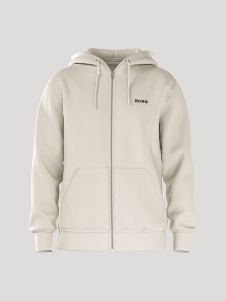 Björn Borg Borg Essential 4 Zip Hoodie Hvid, S