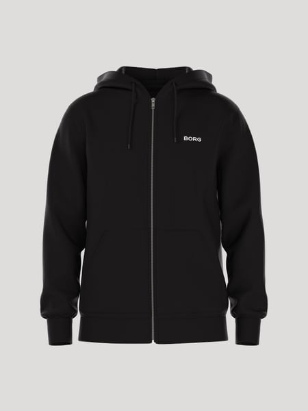 Björn Borg Borg Essential 4 Zip Hoodie Sort, M