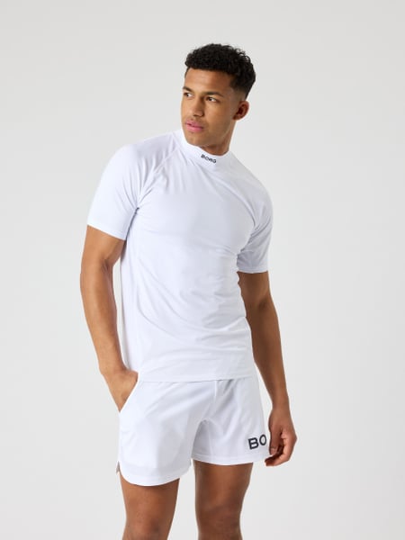 Björn Borg Borg Mock Neck T-shirt Hvid, XXL