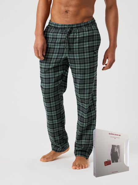 Björn Borg Core Flannel Pyjama Pant 1-pack Sort, M