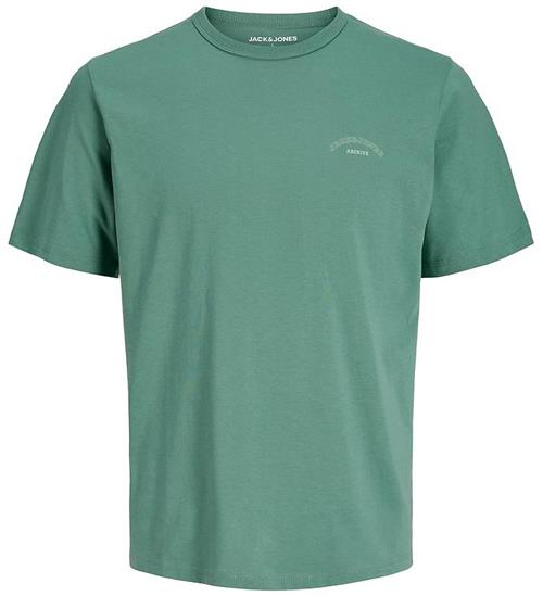 Jack & Jones T-shirt - JjCollege - Mineral Blue