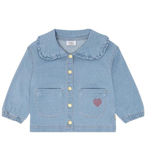 Hust and Claire Denimskjorte - HCEly Dotty - Blue Denim