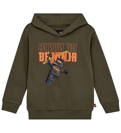 LEGOÂ® Ninjago Hættetrøje - LwSaku 701 - Armygrøn