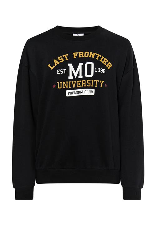 MO Sweatshirt 'Mimo'  okker / sort / hvid