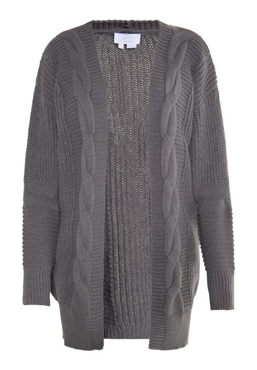 usha WHITE LABEL Cardigan 'Teylon'  mørkegrå