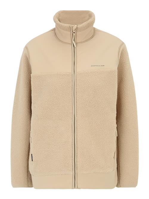 Kapten & Son Sweatshirt 'Teddy Fleece'  sand / antracit