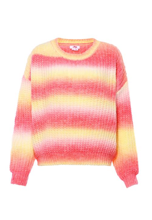 MYMO Pullover  gul / melon / hvid