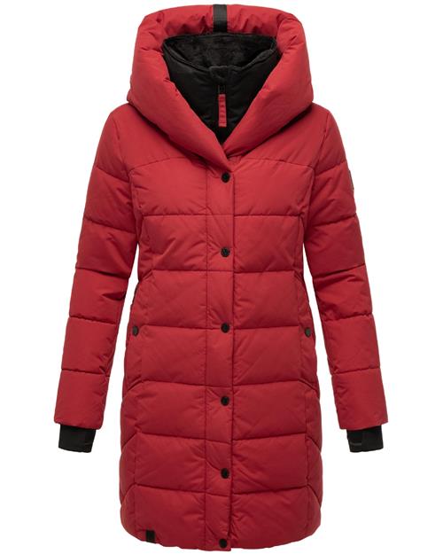 NAVAHOO Vinterfrakke 'Knutschilein'  rød