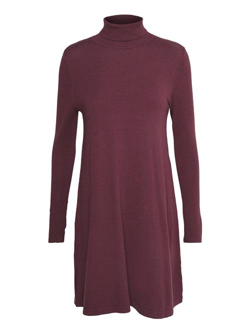 VERO MODA Strikkjole 'VMHappiness'  mørkelilla