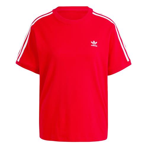 ADIDAS ORIGINALS Shirts '3-Stripes'  knaldrød / hvid